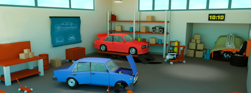 Retro Garage – Car Mechanic