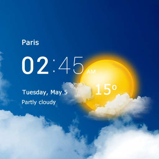 Transparent Clock And Weather.png